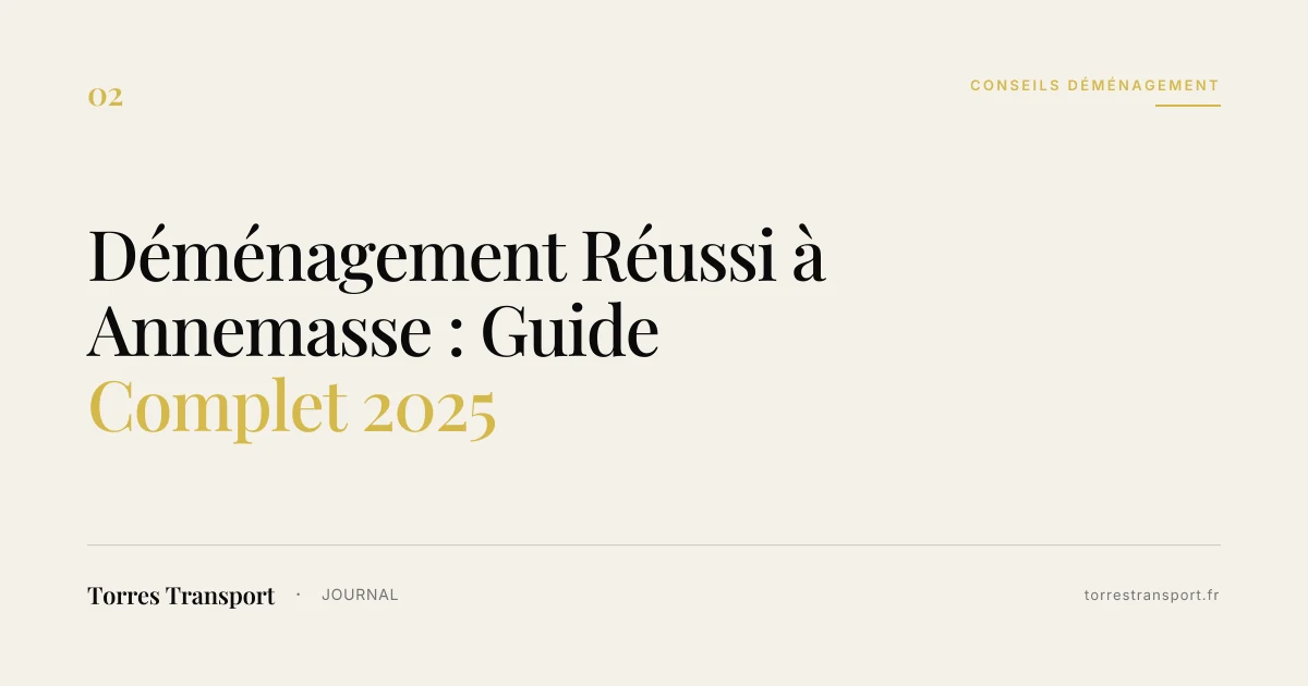 Déménagement Réussi à Annemasse : Guide Complet 2025